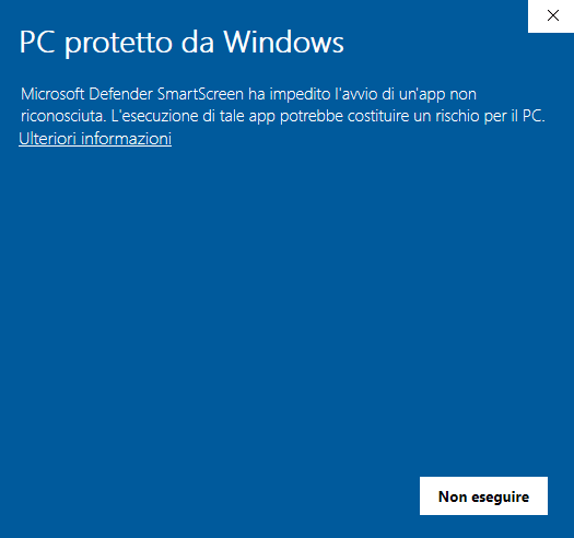 PC protetto da Windows