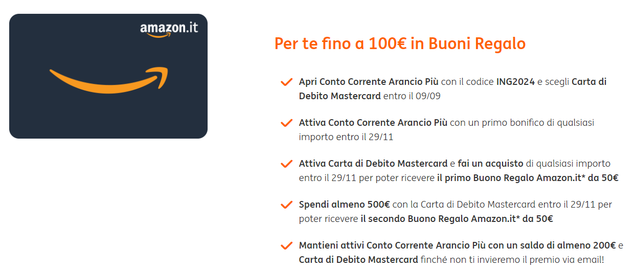 Buoni Amazon a gogo