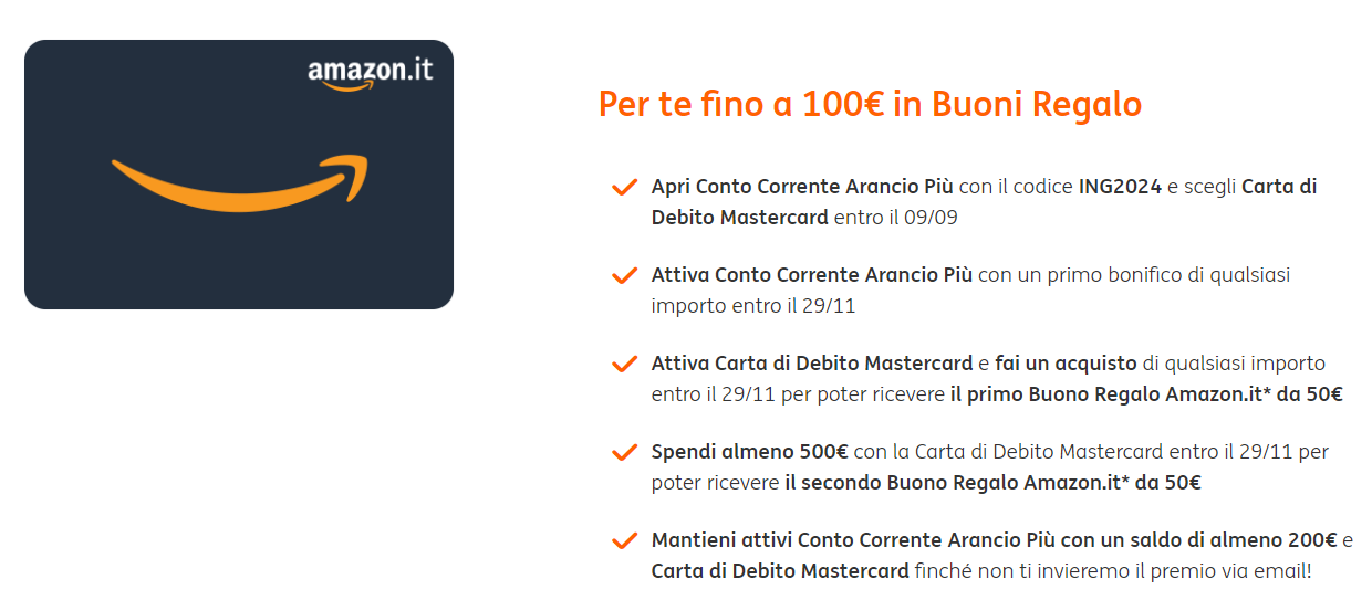 Buoni Amazon da 100 euro