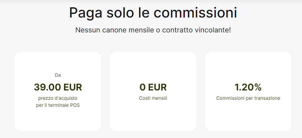 POS senza commissioni