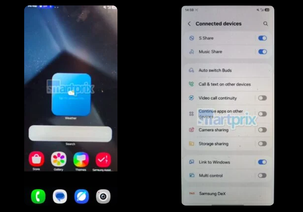 Samsung One UI 7 - Leak icone Home e Impostazioni