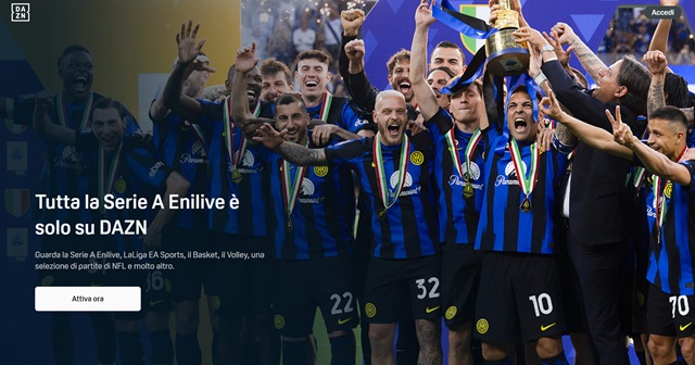 dazn vittoria inter scudetto