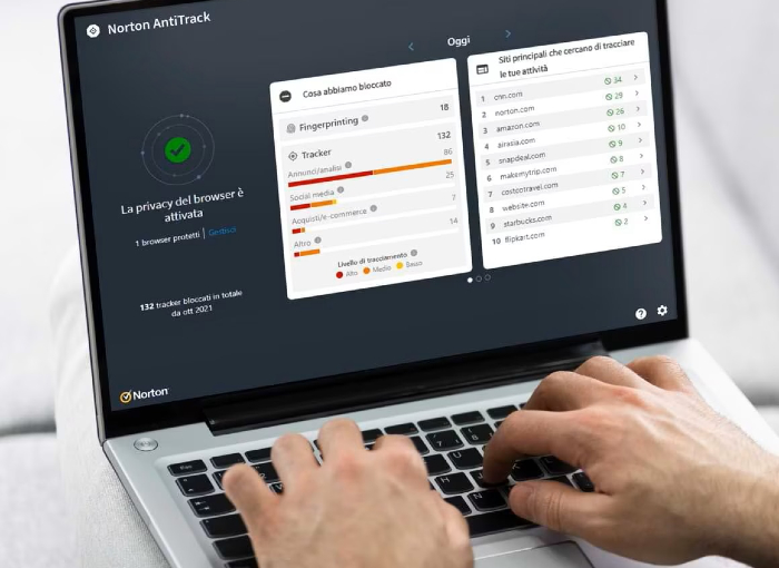 Norton AntiTrack, la risposta al tracciamento online