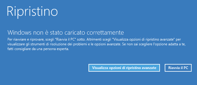 Ripristino schermata blu Windows CrowdStrike