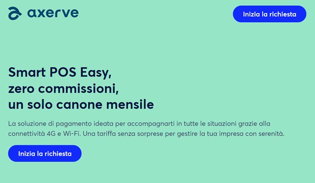 smart pos easy axerve inizia richiesta