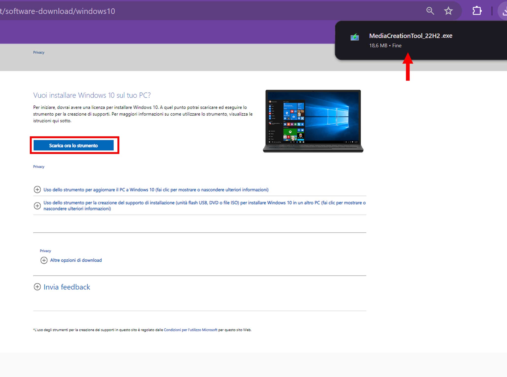 Download ISO Windows 10 Pro Microsoft