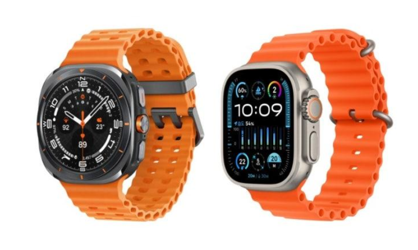 Samsung Galaxy Watch Ultra e Apple Watch Ultra