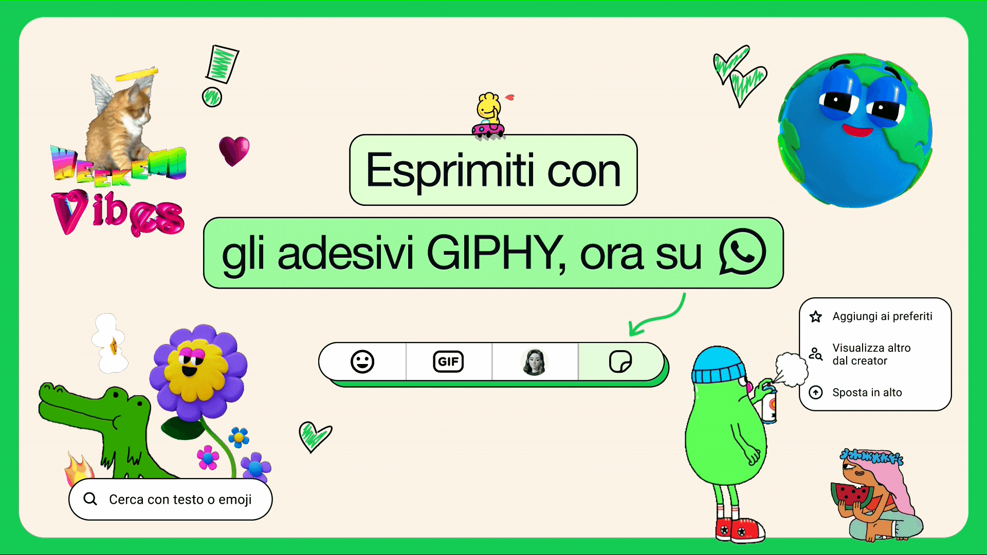 WhatsApp - Sticker GIPHY