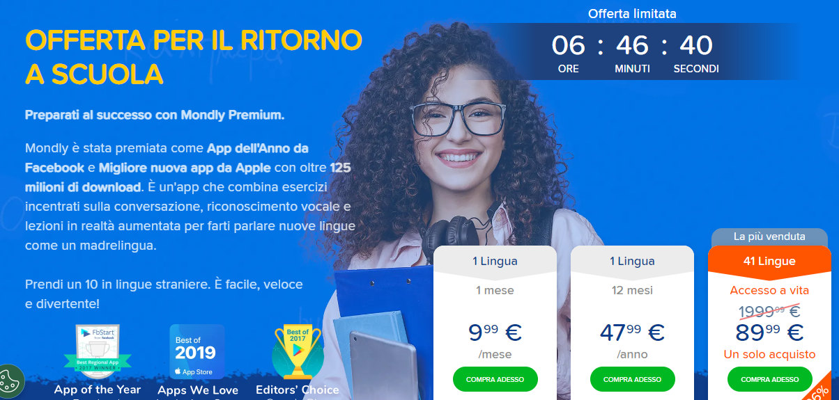 Promo “Ritorno a scuola”