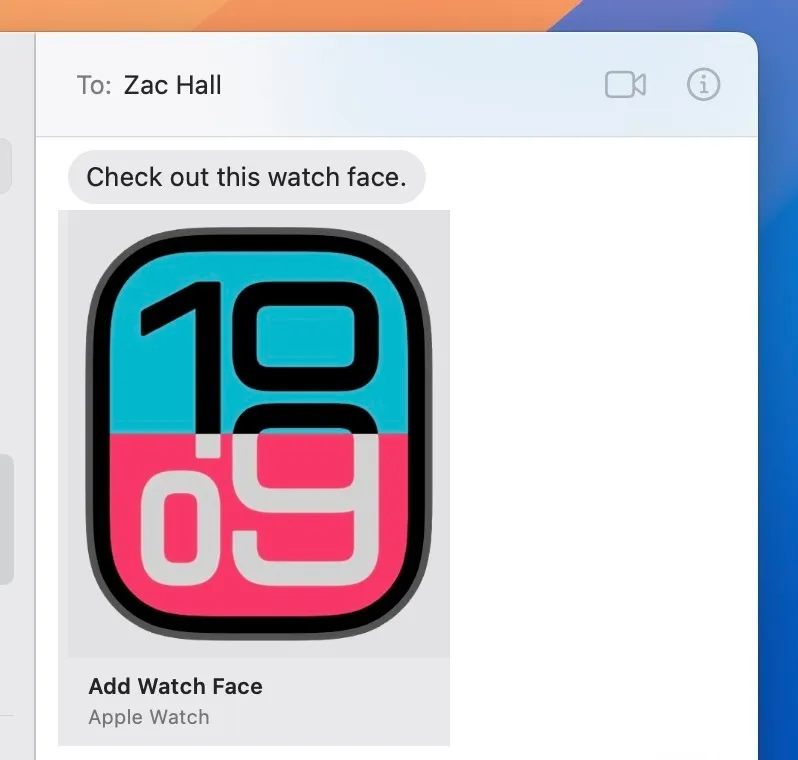 Quadrante condiviso in Messaggi - iOS 18