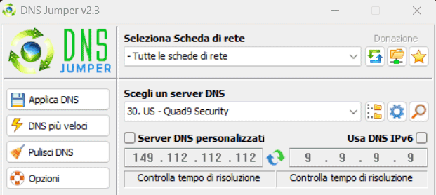 DNS più veloci per Windows 11