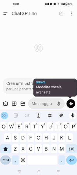 chatgpt modalita vocale avanzata