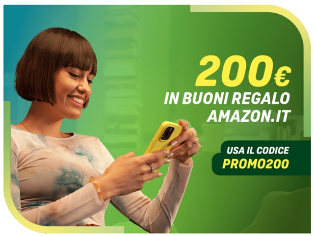 credem 200 euro in buoni regalo amazon