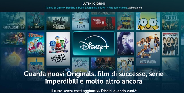 disney piano standard 89,90 euro ultimi giorni