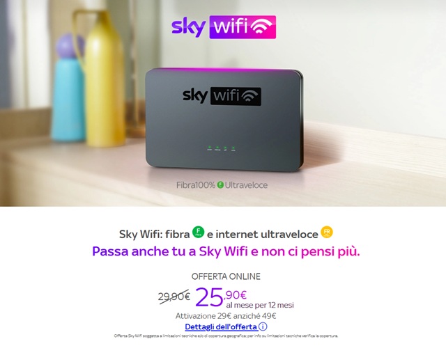 offerta sky wifi