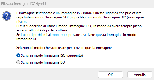 Immagine ISO ibrida GParted