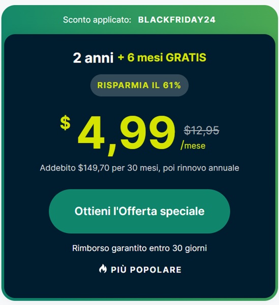 black friday sconto expressvpn