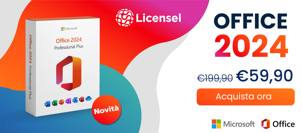 Download licenza Office 2024 sconto