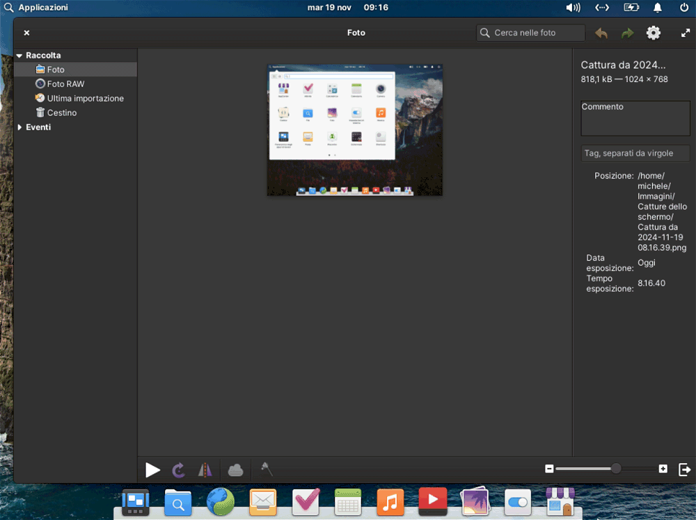 Modifica foto con elementary OS Linux