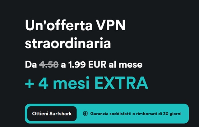 offerta surfshark vpn black friday