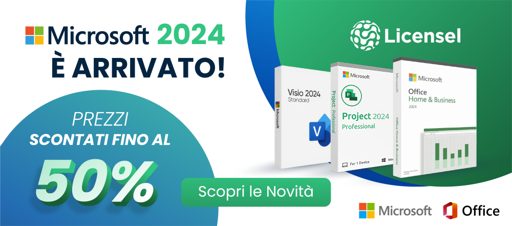 Licenza Office 2024 Home e Business, Visio, Project