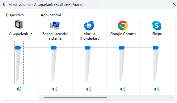 Come ripristinare il vecchio mixer volume in Windows 11