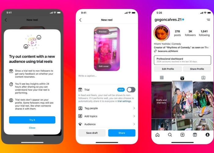 Instagram lancia i Reel di prova per testare un contenuto prima della pubblicazione 2