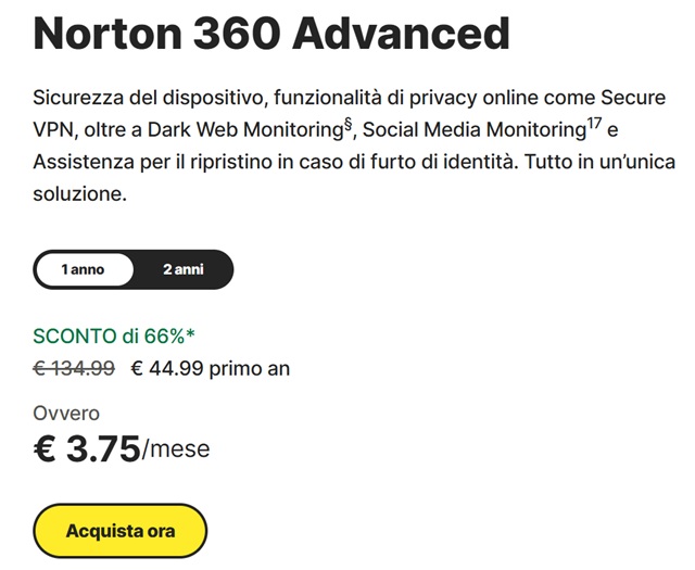 norton 360 advanced