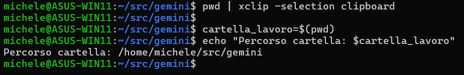 Pwd Linux: esempio pratico