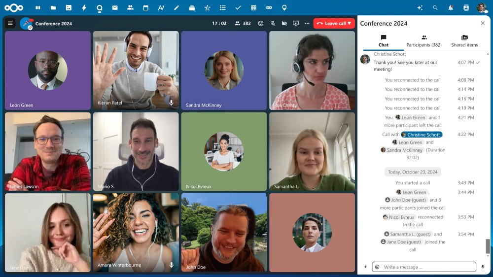 Videochiamate con Nextcloud Talk