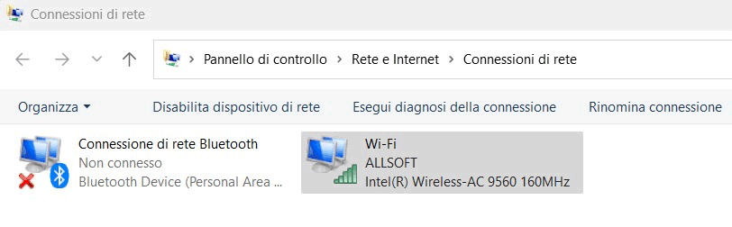 Cambiare DNS Windows 10