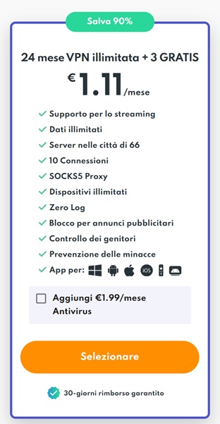 privadovpn prezzo