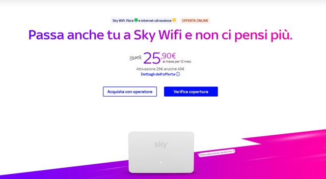 sky wifi offerta