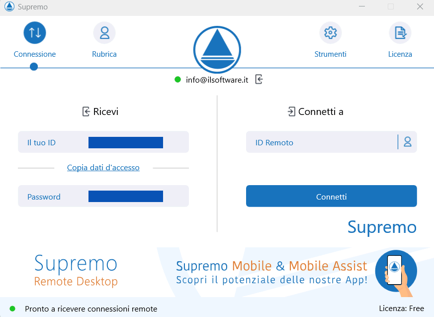 Supremo, RMM controllo remoto