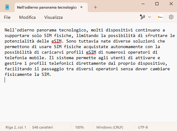 Testo corretto con intelligenza artificiale