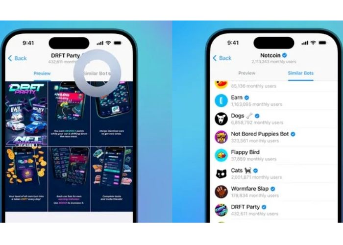 Telegram aggiornamento scoperta bot simili 