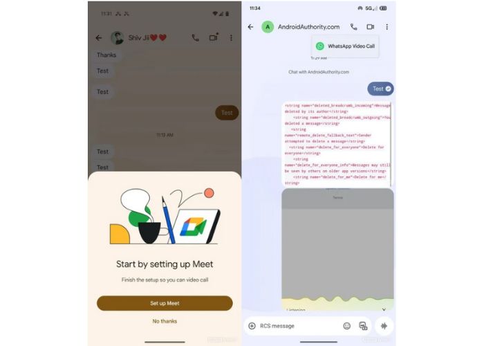 Google Messaggi: arriva la possibilità di avviare chiamate su WhatsApp