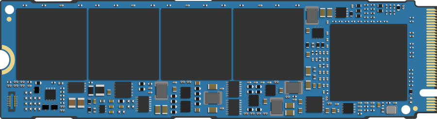 Rappresentazione SSD M.2