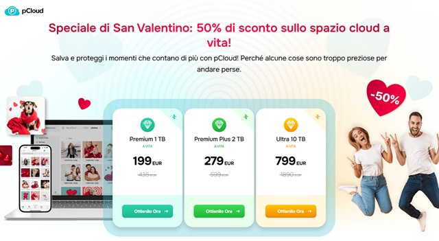 pcloud san valentino