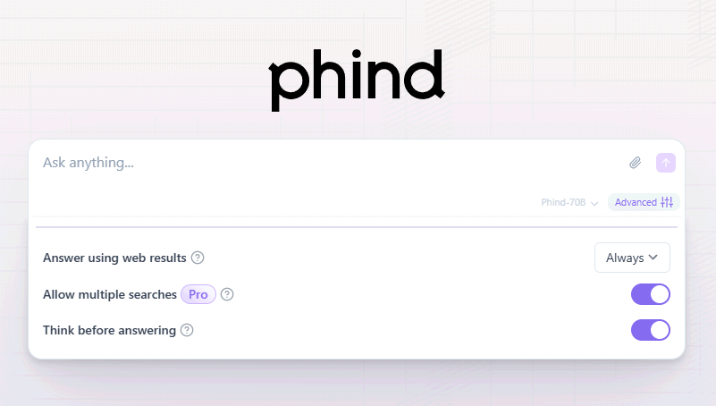 Phind, motore ricerca AI Web