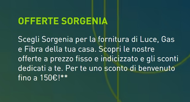 offerte sorgenia