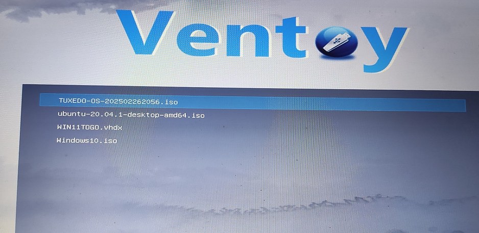 Ventoy con Windows To Go e ISO Linux