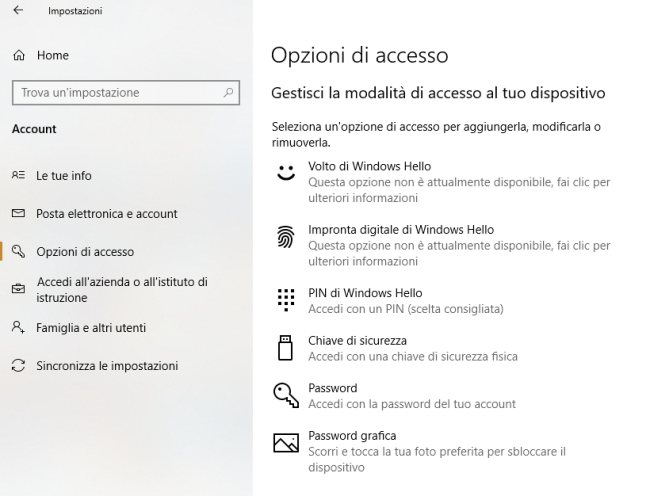 Come creare un account locale in Windows 10
