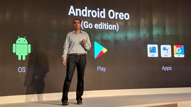 Android Oreo Go Edition funziona sugli smartphone dotati di 1 GB di RAM o meno