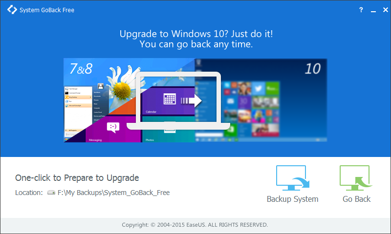 Creare immagine del PC prima di installare Windows 10