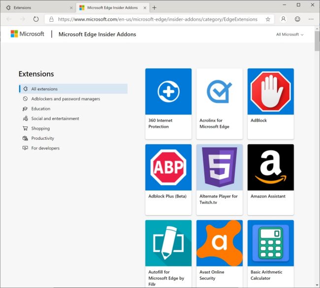 Download del browser Edge basato su Chromium: disponibile l'anteprima