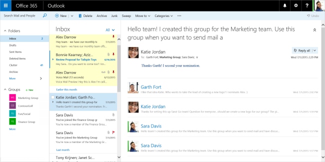 Microsoft presenta il nuovo Outlook web e Docs.com