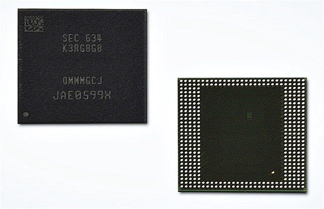 Samsung crea il primo package LPDDR4 da 8 GB