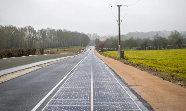 Inaugurata in Francia la prima strada a pannelli solari