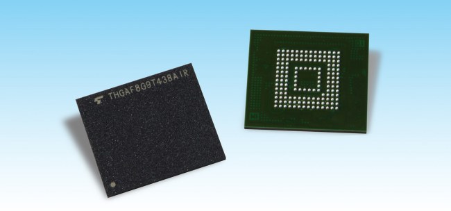 Toshiba presenta nuovi chip di memoria UFS 2.1 3D NAND a 64 livelli